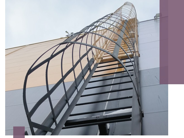 Изготовление и монтаж пожарных лестниц в Липецке профессионально