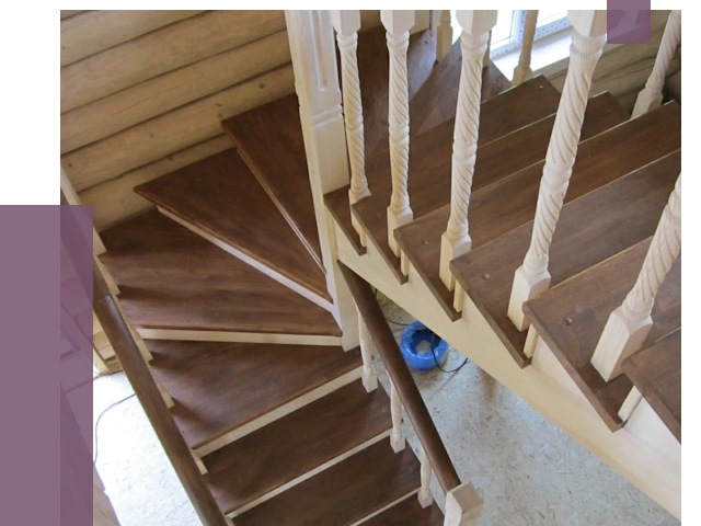 Реставрация деревянных лестниц в Липецке от 4365 руб.