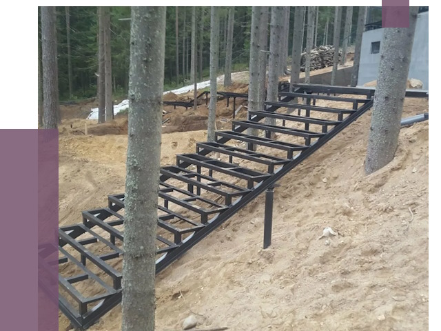 Монтаж металлических лестниц в Липецке от 13772 руб. 