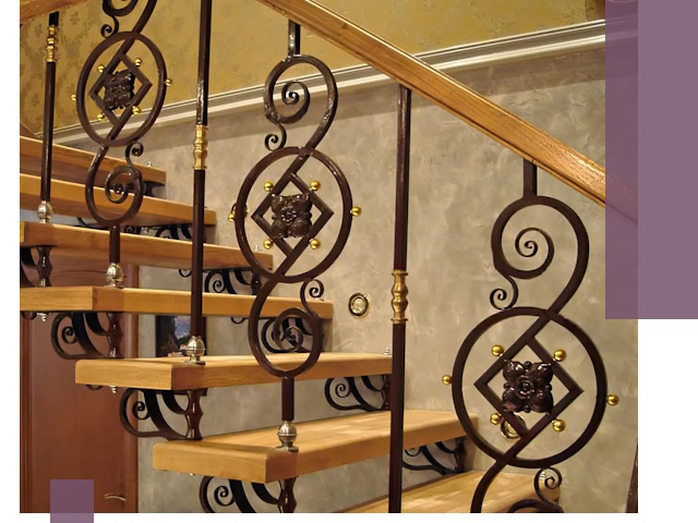 Изготовление кованых лестниц под ключ в Липецке