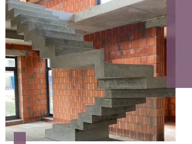 Изготовление бетонных лестниц под ключ в Липецке