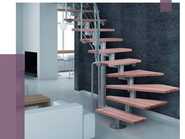 Модульные лестницы в Липецке от 17150 руб. — купить в ПРОЛЁТ-Лпц