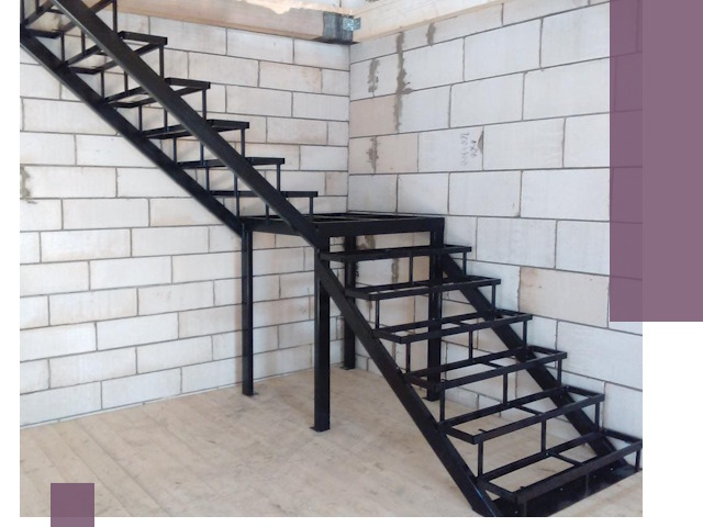 Лестницы на металлокаркасе под ключ в Липецке — изготовление и монтаж