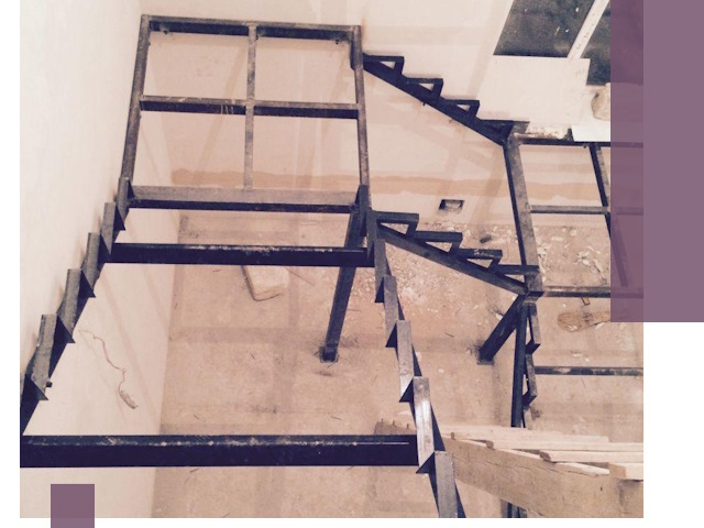 Монтаж лестниц на металлокаркасе в Липецке быстро и качественно