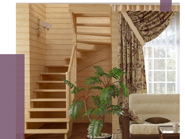 Лестницы для дачи в Липецке от 77175 руб.  | ПРОЛЁТ-Лпц