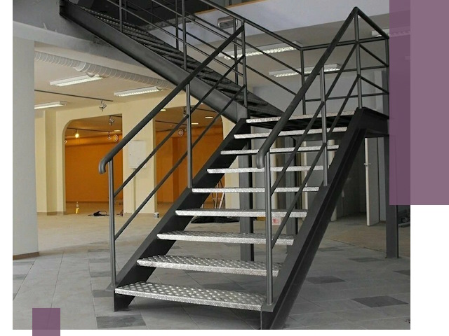 Лестницы для офиса в Липецке: изготовление, монтаж, демонтаж