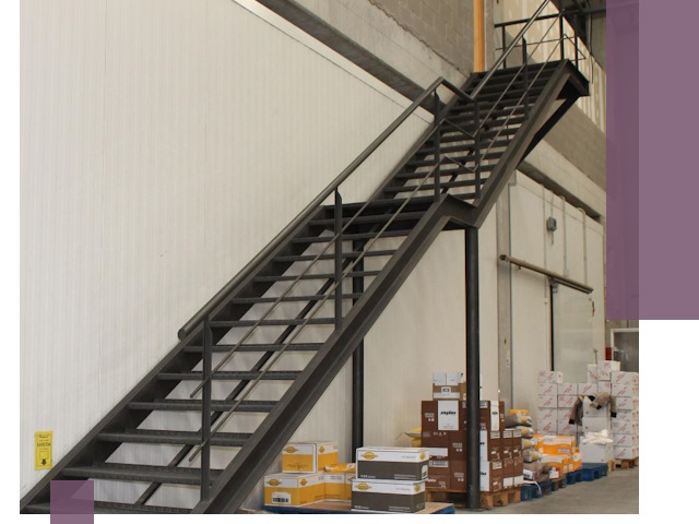 Лестницы для производства в Липецке — изготовление и монтаж