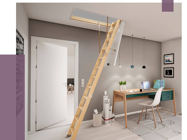 Чердачные лестницы в Липецке — от 14811 руб. | ПРОЛЁТ-Лпц