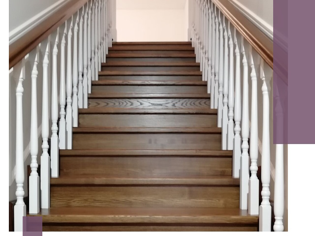 Лестницы из ясеня на заказ в Липецке — изготовление и монтаж