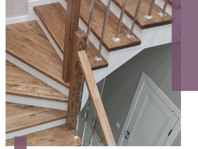 Обшивка металлических лестниц под ключ в Липецке