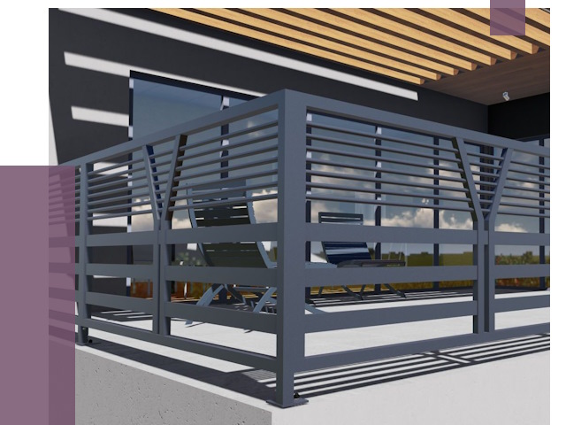 Изготовление балконных ограждений в Липецке от 10914 руб. | ПРОЛЁТ-Лпц