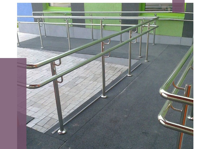 Ограждения пандусов в Липецке от 4417 руб. монтаж | ПРОЛЁТ-Лпц