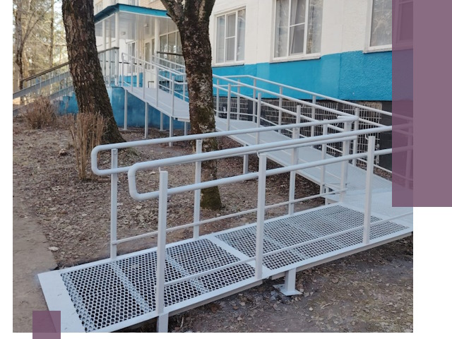 Пандусы под ключ в Липецке: изготовление, монтаж и демонтаж