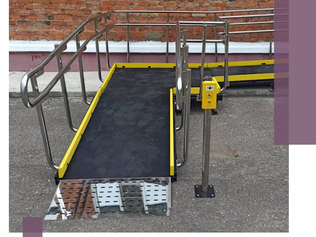 Изготовление наклонных пандусов для инвалидов в Липецке