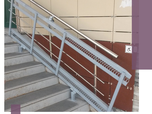 Изготовление откидных пандусов под ключ в Липецке