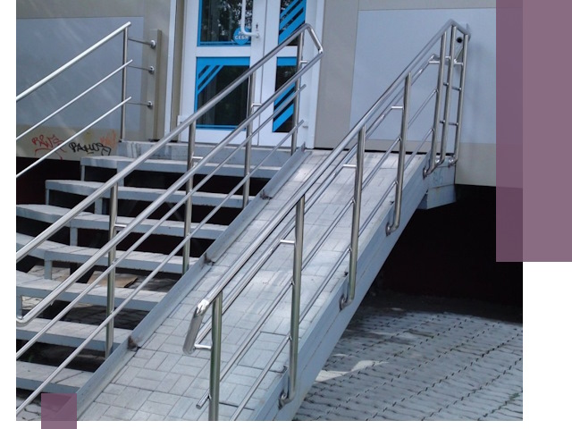 Пандус на крыльцо под ключ в Липецке: монтаж и изготовление