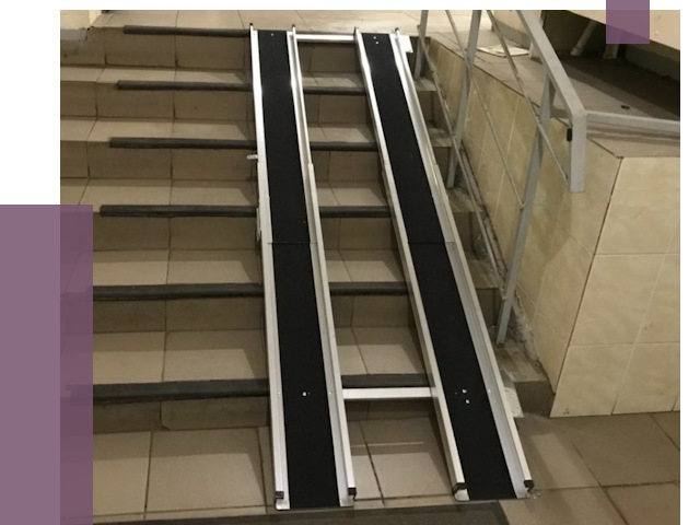 Установка пандуса в подъезд в Липецке от 8107 руб. под ключ | ПРОЛЁТ-Лпц