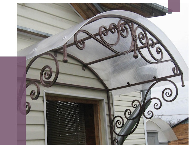 Изготовление козырьков в Липецке от 7484 руб. — заказать | ПРОЛЁТ-Лпц