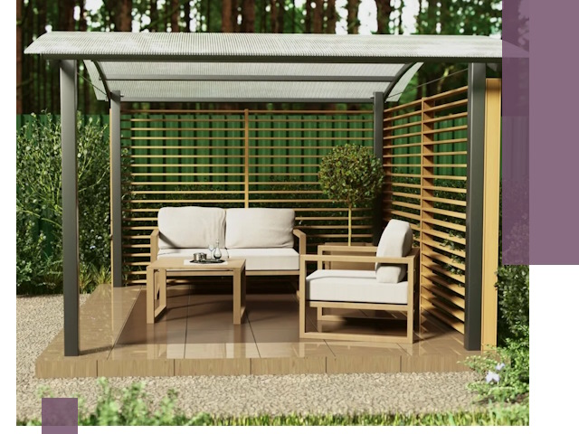 Навесы для дачи в Липецке: изготовление, монтаж и демонтаж