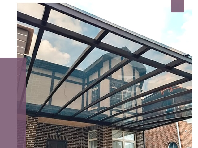 Навесы из поликарбоната в Липецке от 8752 руб. под ключ — ПРОЛЁТ-Лпц