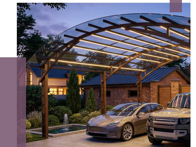 Металлические навесы в Липецке от 12889 руб. под ключ — ПРОЛЁТ-Лпц