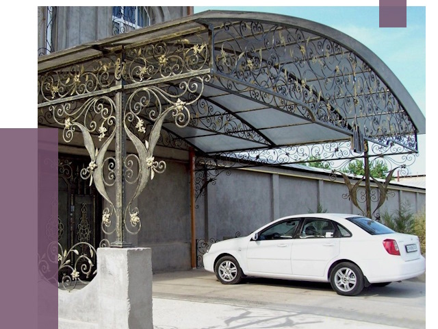 Кованые навесы в Липецке от 14811 руб. | ПРОЛЁТ-Лпц
