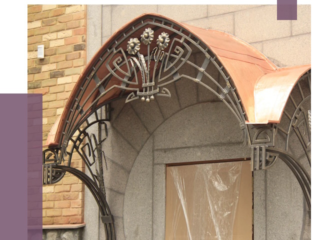 Арочные козырьки в Липецке от 14811 руб. 