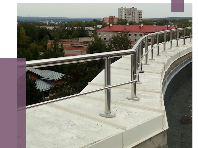 Парапеты и ограждения кровли в Липецке от 5041 руб.