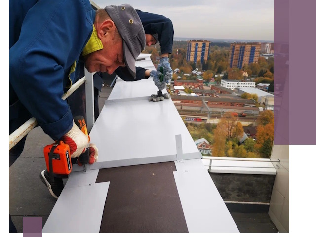 Монтаж парапетов в Липецке — установка прочных металлических ограждений