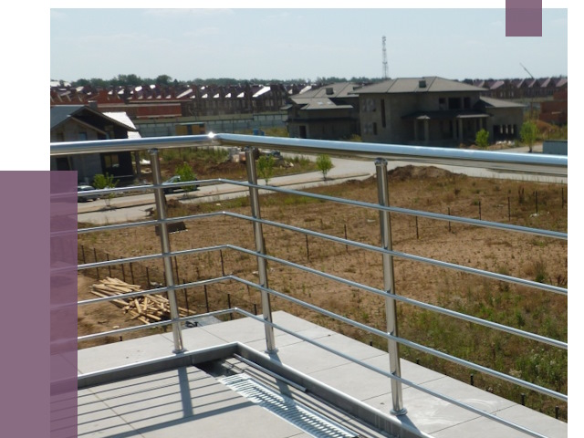 Парапеты из нержавеющей стали в Липецке от 8107 руб. за м² | ПРОЛЁТ-Лпц