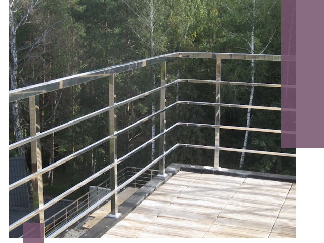 Парапеты из нержавеющей стали в Липецке — изготовление и монтаж