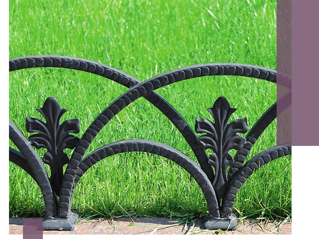 Декоративные металлические бордюры под ключ в Липецке