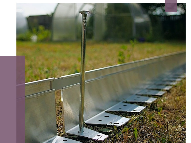 Металлические бордюры для газона в Липецке от 4365 руб. | ПРОЛЁТ-Лпц