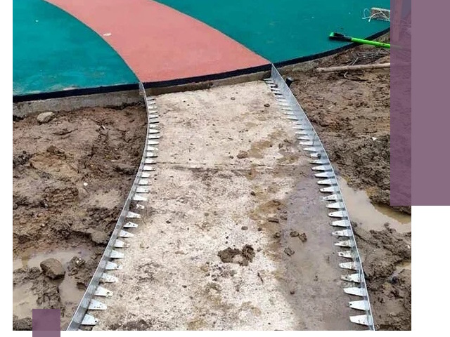 Металлические бордюры для дорожек в Липецке — монтаж и изготовление