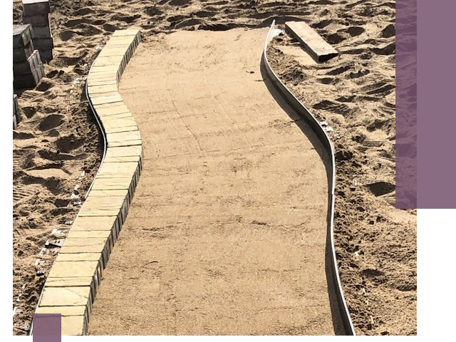 Металлические бордюры для тротуаров в Липецке — прочные и долговечные