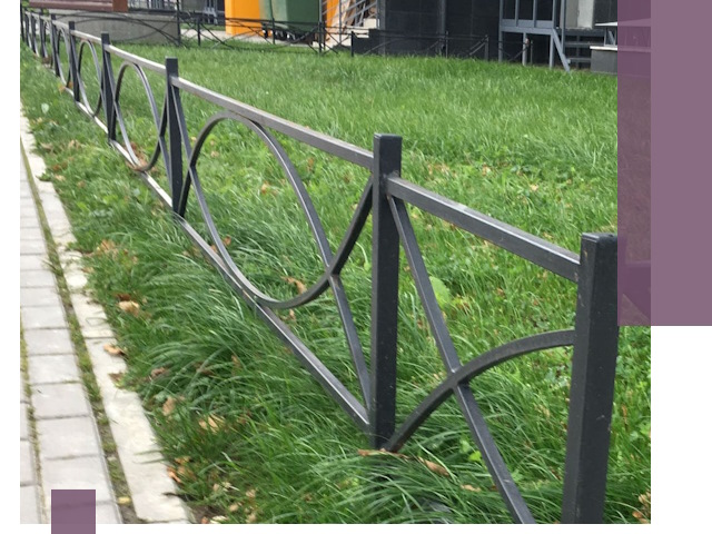 Газонные ограждения из металла в Липецке — монтаж и продажа