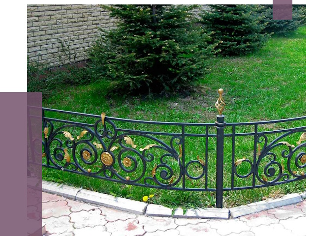 Кованые газонные ограждения в Липецке от 7744 руб. — ПРОЛЁТ-Лпц