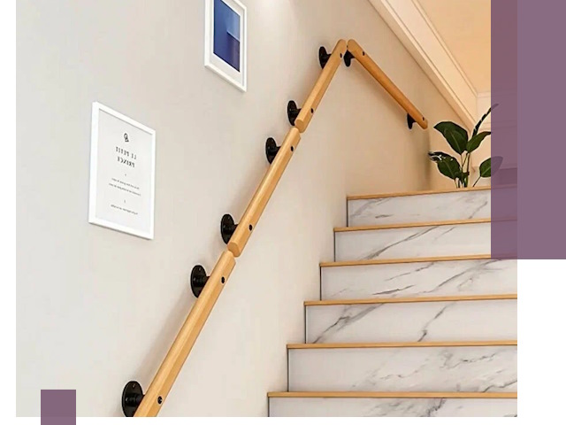 Поручни металлические и деревянные под ключ в Липецке