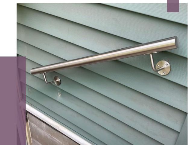 Поручни из нержавеющей стали в Липецке от 7796 руб.  | ПРОЛЁТ-Лпц